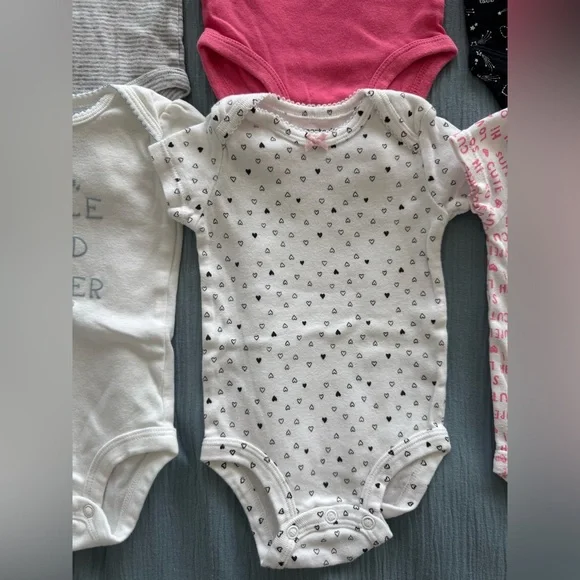 🛎️ Clearance Carter’s Baby Bodysuit 6 Pieces Size 3 Months - Picture 6 of 10